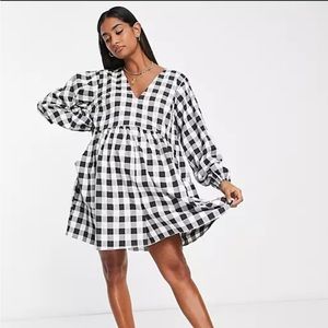 ASOS maternity gingham romper size 12